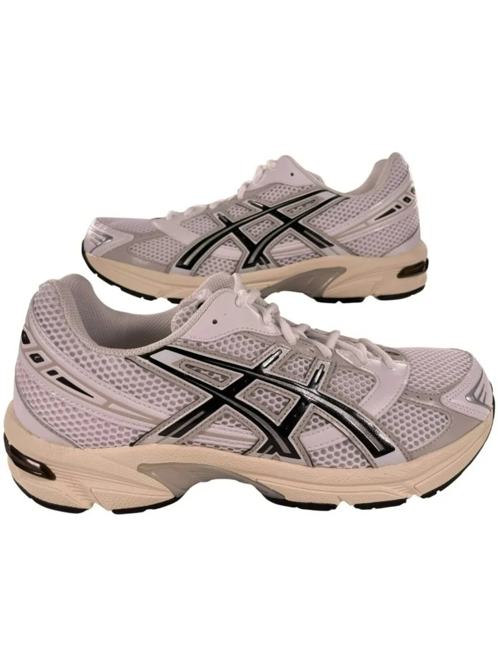 Asics Gel-1130 White Cloud Grey Running Shoes Men's Sz 10.5 Women's Sz 12 NEW